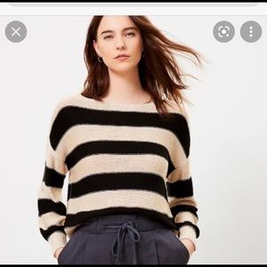 Loft sweater boat neck size large NWT
